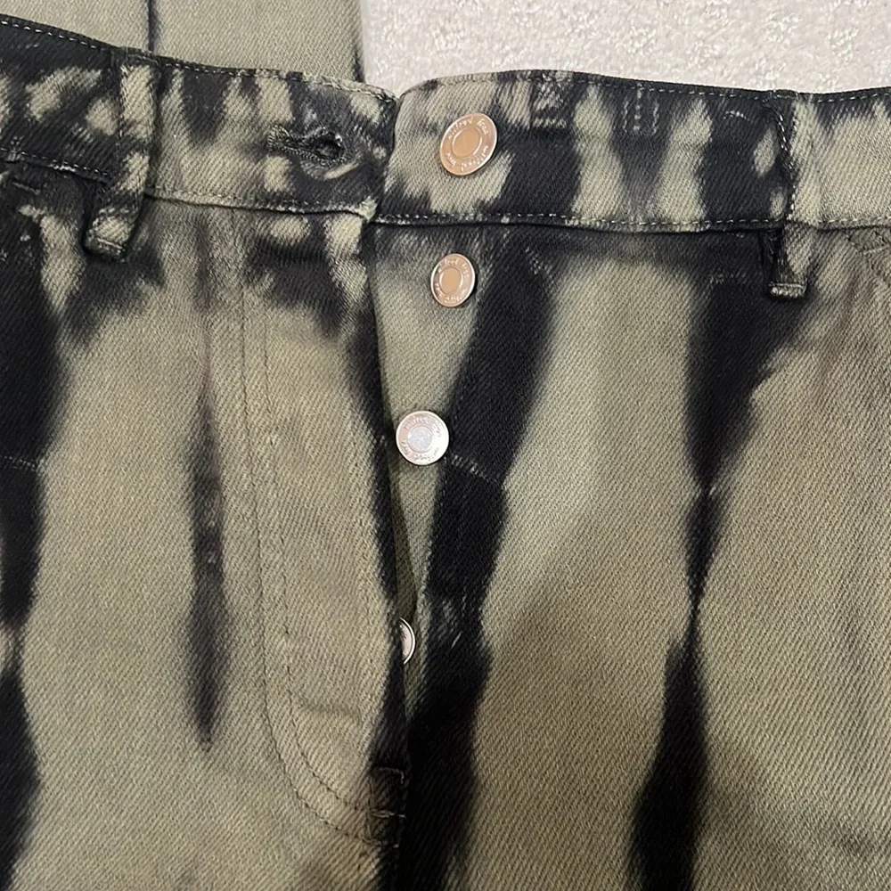 Green and Black Tie Dye Pant - Picture 8 of 9